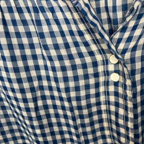 Models Coat x Vintage Blue Gingham Button Down House Dress - Picture 8 of 10